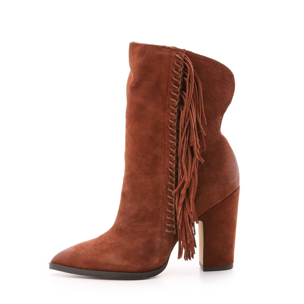 Dolce Vita Ileen Suede Fringe Booties